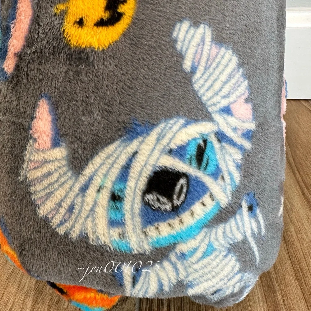 Disney Halloween Stitch Oversized Plush Throw Blanket 5x6 ft